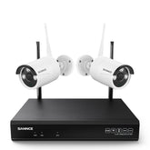 3MP 10-Channel Wireless Security Camera System, 8MP NVR, 3MP IP Camera, Audio Recording, IP66 Waterproof, Smart AI Human Detection, Work With Alexa